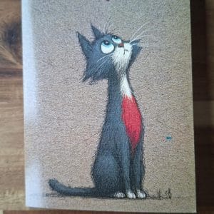 wenskaart tuxedo kat hartje 3