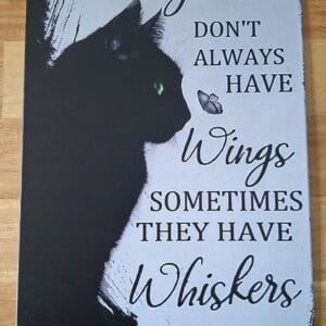 Tekstbord Angels Wings - Whiskers